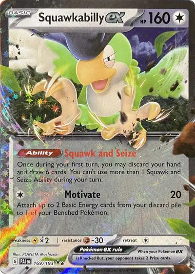169/193 Squawkabilly EX - Paldea Evolved