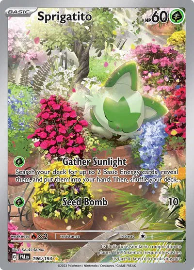 196/193 Sprigatito - Paldea Evolve