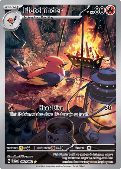 199/193 Fletchinder - Paldea Evolve