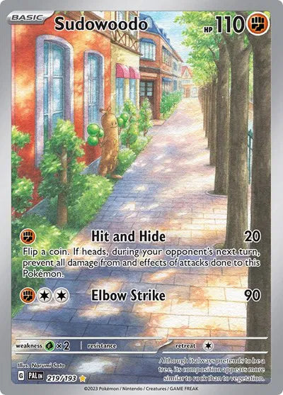 219/193 Sudowoodo - Paldea Evolve