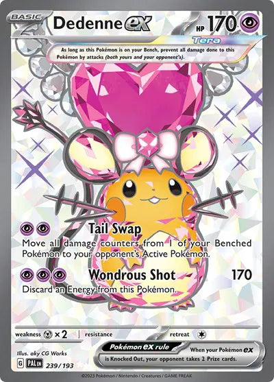 239/193 Dedenne EX - Paldea Evolve