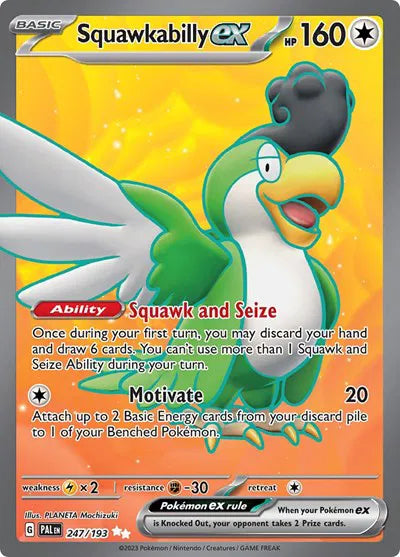 247/193 Squawkabilly EX - Paldea Evolve
