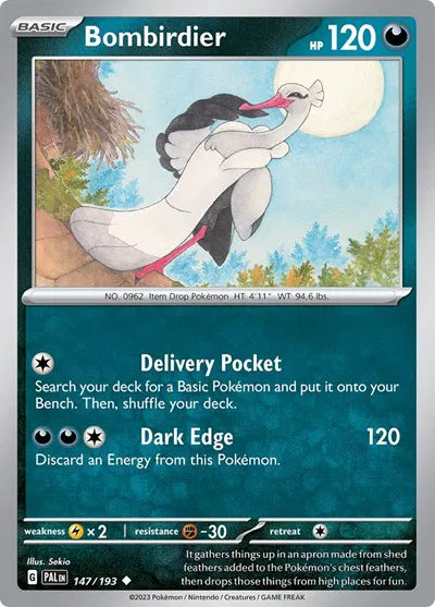 147/193 Bombirdier Reverse Holo - Paldea Evolved