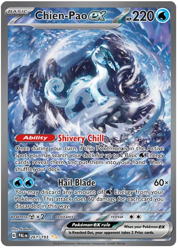 261/193 Chien-Pao EX - Paldea Evolve
