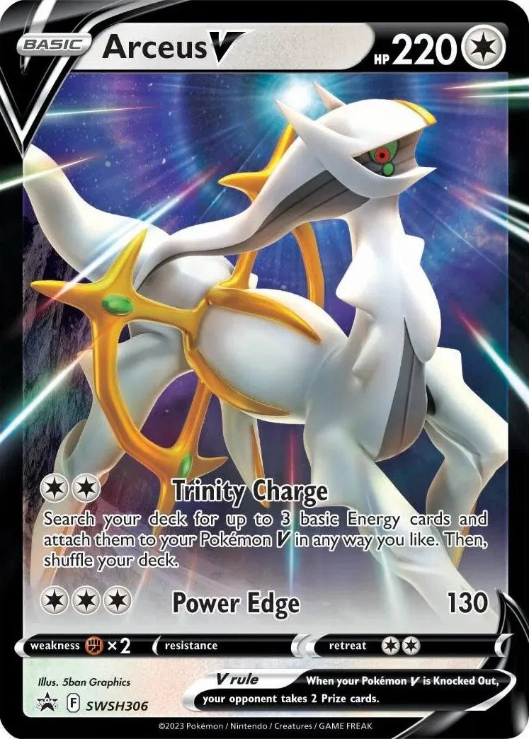 SWSH306 Arceus V - SWSH Black Star Promo