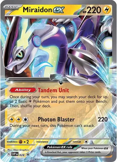 SVP 028 Miraidon EX - SVP Black Star Promo