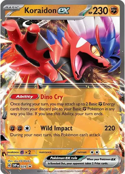 SVP 029 Koraidon EX - SVP Black Star Promo