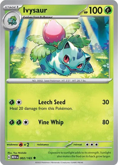 002/165 Ivysaur Reverse Holo