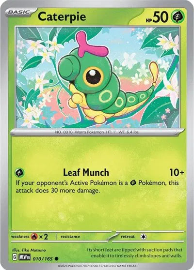 010/165 Caterpie Reverse Holo