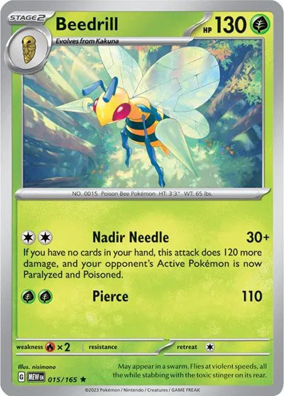 015/165 Beedrill Holofoil