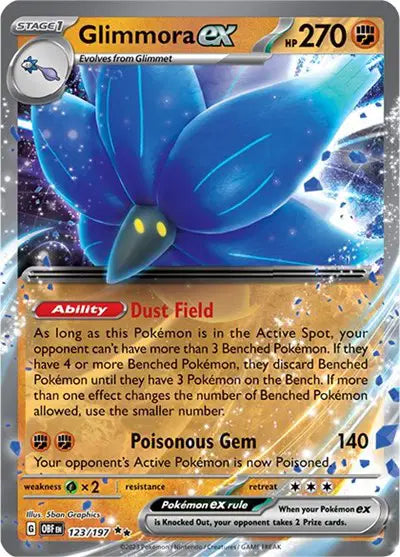 123/197 Glimmora EX - Obsidian Flames
