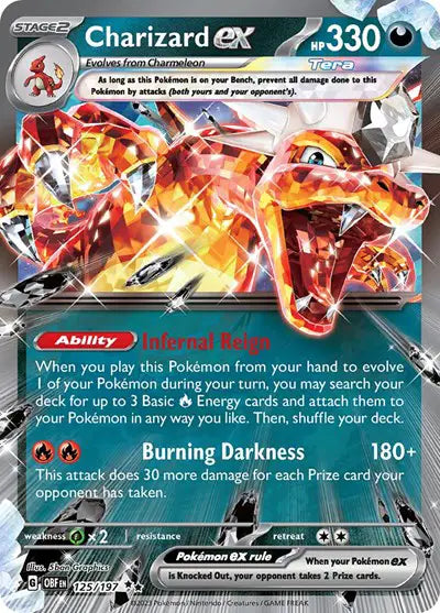125/197 Charizard EX - Obsidian Flames