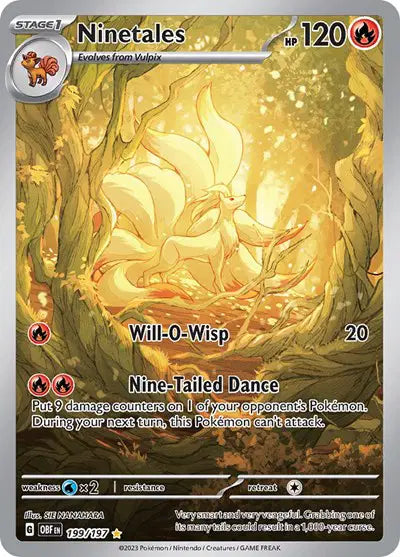 199/197 Ninetales - Obsidian Flames