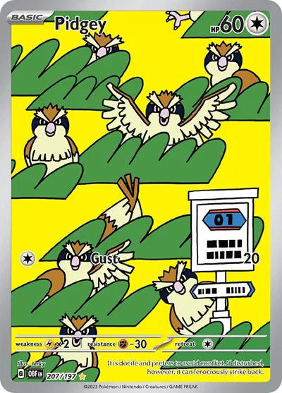 207/197 Pidgey - Obsidian Flames