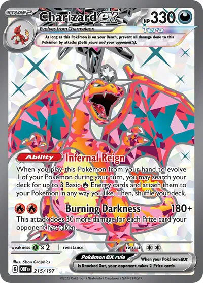 215/197 Charizard EX - Obsidian Flames