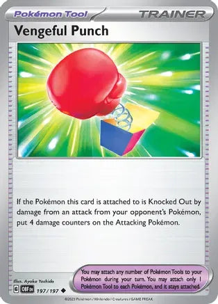 197/197 Vengeful Punch Reverse Holo - Obsidian Flames