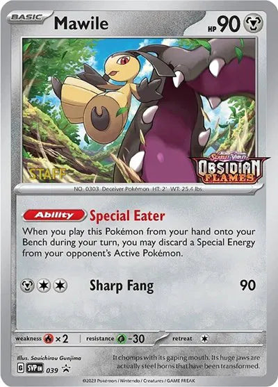 SVP 039 Mawile (Staff) - SVP Black Star Promo