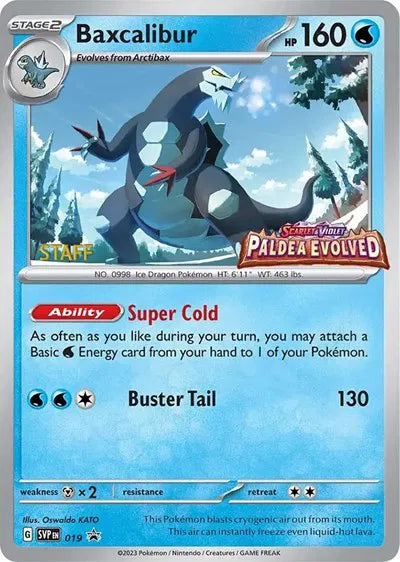 SVP 019 Baxcalibur (Staff) - SVP Black Star Promo