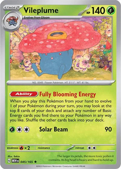 045/165 Vileplume Holofoil - 151