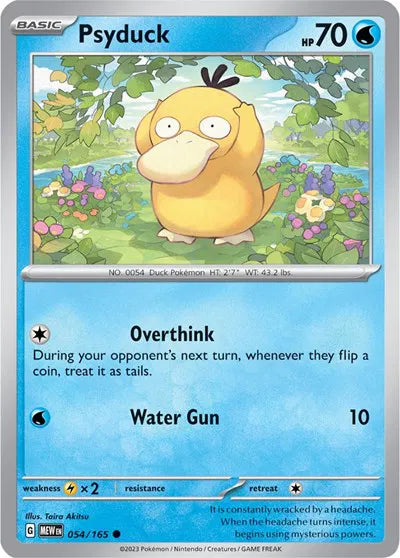054/165 Psyduck Reverse Holo - 151