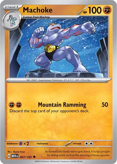 067/165 Machoke Reverse Holo - 151