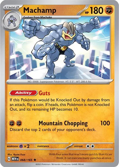 068/165 Machamp Reverse Holo - 151