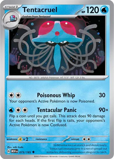 073/165 Tentacruel Reverse Holo - 151