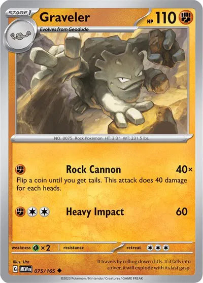 075/165 Graveler Reverse Holo - 151