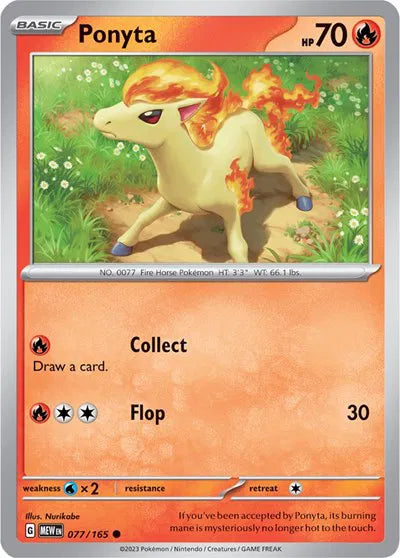 077/165 Ponyta Reverse Holo - 151