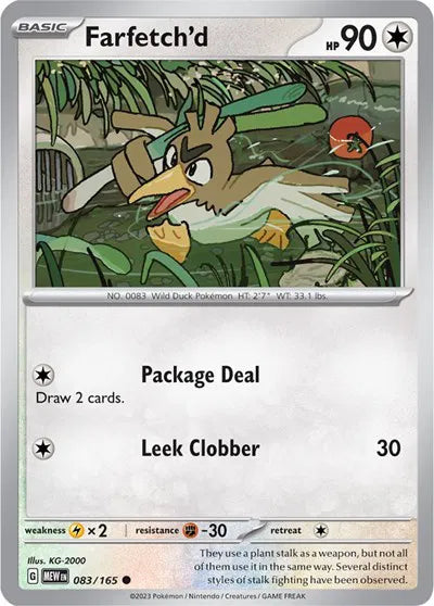 083/165 Farfetch'd Reverse Holo - 151