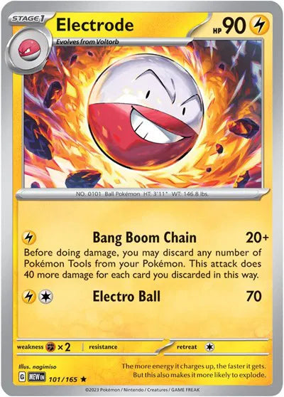 101/165 Electrode Reverse Holo - 151