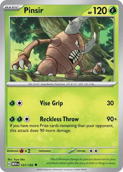 127/165 Pinsir Reverse Holo - 151