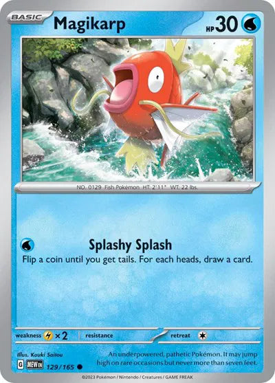 129/165 Magikarp Reverse Holo - 151