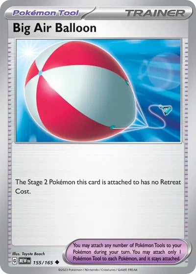 155/165 Big Air Balloon Reverse Holo - 151