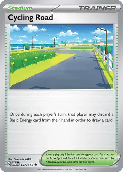 157/165 Cycling Road Reverse Holo - 151