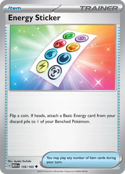 159/165 Energy Sticker Reverse Holo - 151