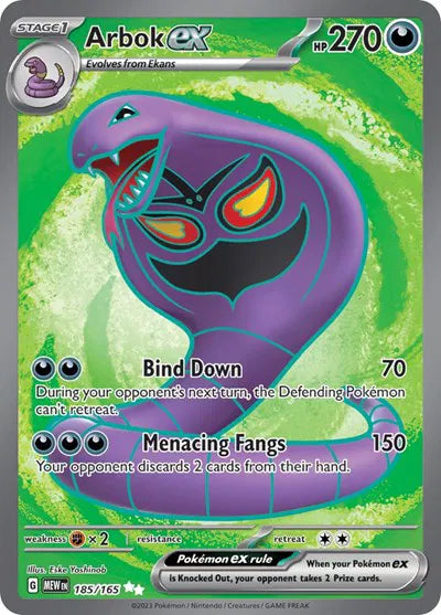 185/165 Arbok EX - 151
