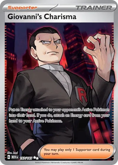197/165 Giovanni's Charisma - 151
