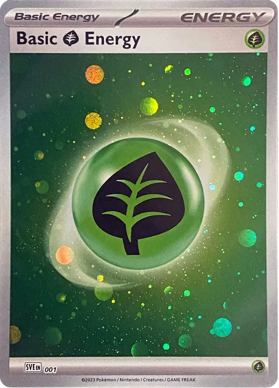 SVE 001 Basic Grass Energy Cosmo Holo 151