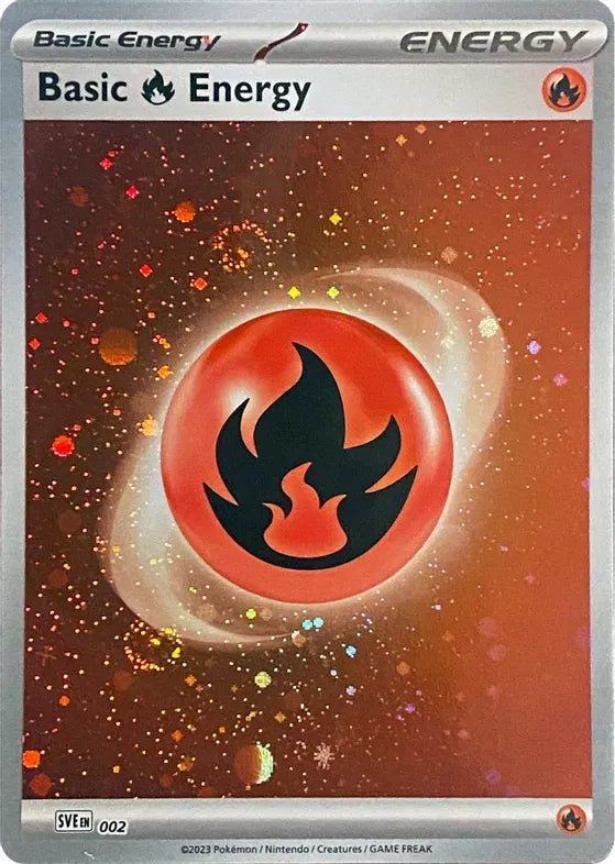SVE 002 Basic Fire Energy Cosmo Holo 151