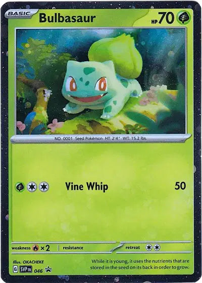 SVP 046 Bulbasaur - SVP Black Star Promo