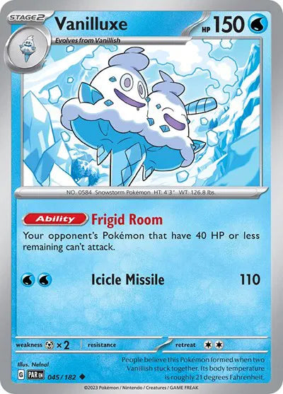 045/182 Vanilluxe Revese Holo - Paradox Rift