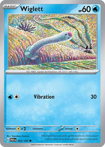 052/182 Wiglett Reverse Holo - Paradox Rift