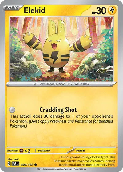 059/182 Elekid Reverse Holo - Paradox Rift