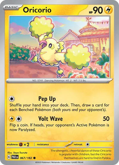 067/182 Oricorio Reverse Holo - Paradox Rift