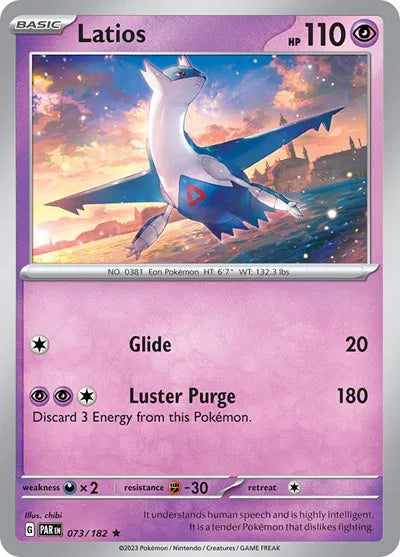 073/182 Latios Holofoil - Paradox Rift