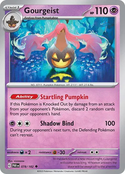 078/182 Gourgeist Reverse Holo - Paradox Rift