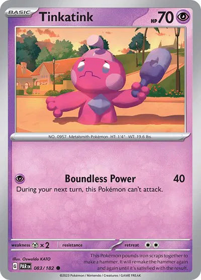 083/182 Tinkatink Reverse Holo - Paradox Rift