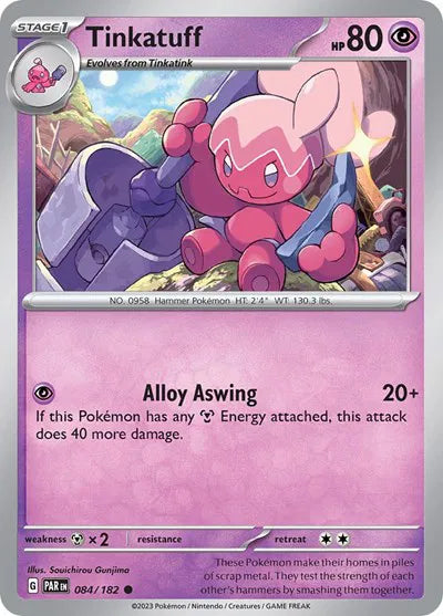 084/182 Tinkatuff Reverse Holo - Paradox Rift