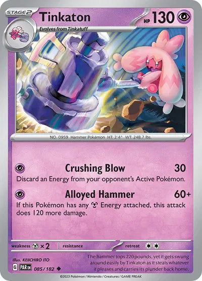 085/182 Tinkaton Reverse Holo - Paradox Rift